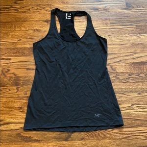 Black Arc’teryx racer back tank